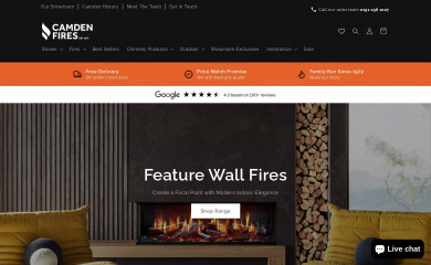 camdenfires.co.uk screenshot