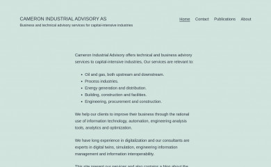cameronindustrial.no screenshot