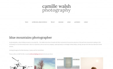 camillewalshphotography.com.au screenshot