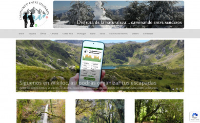caminandoentresenderos.com screenshot