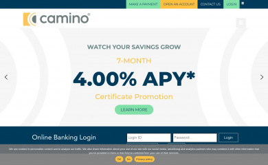 caminofcu.org screenshot