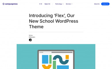 https://campuspress.com/wordpress-theme-for-schools/ screenshot