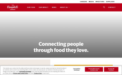 https://www.campbellsoupcompany.com screenshot