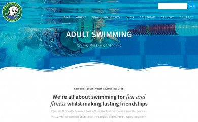 campbelltownmasters.org.au screenshot