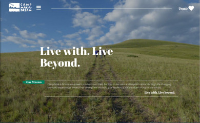 campdream.org screenshot