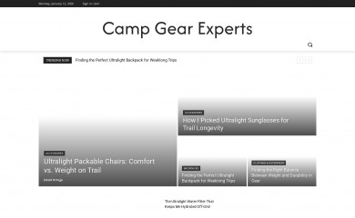 campgearexperts.com screenshot