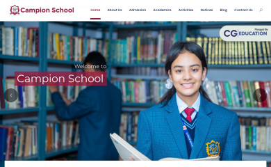 campionschool.edu.np screenshot