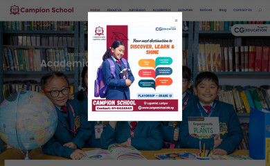 campionschool.edu.np screenshot