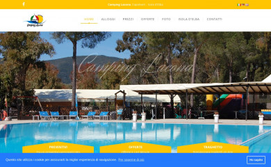 camping-lacona.it screenshot