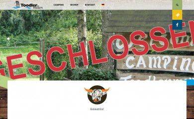 camping-toodlermillen.lu screenshot