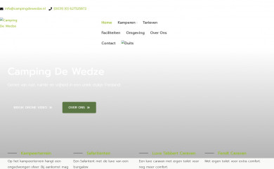 campingdewedze.nl screenshot