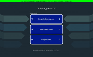 campinggale.com screenshot
