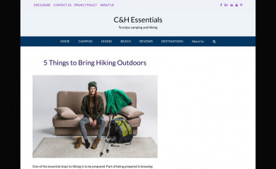 campinghikingnecessities.com screenshot