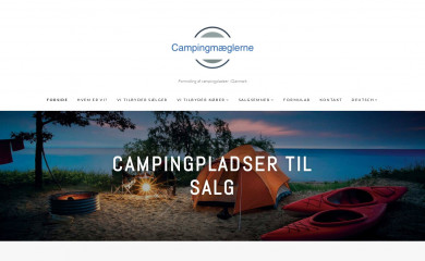 campingmaeglerne.dk screenshot