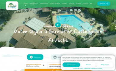 campingrouveyrolle.fr screenshot