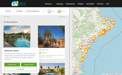 campingsalicante.es screenshot