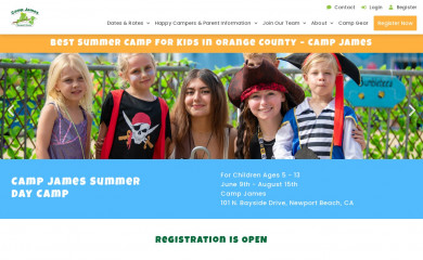 campjames.com screenshot