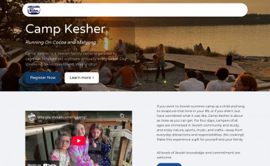 campkesher.org screenshot