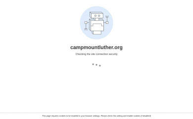 campmountluther.org screenshot