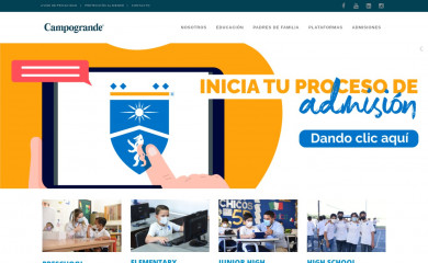 campogrande.edu.mx screenshot