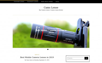 camslense.com screenshot