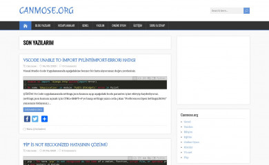 canmose.org screenshot