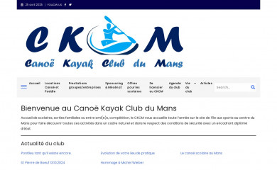canoekayak-lemans.net screenshot