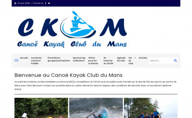 canoekayak-lemans.net screenshot