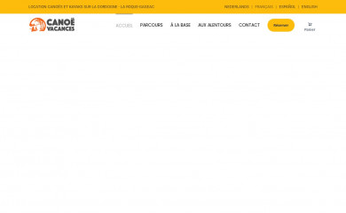 canoevacances.com screenshot