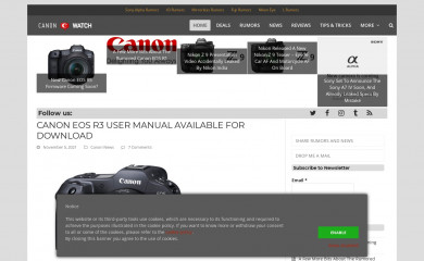 canonwatch.com screenshot