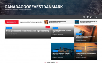 canadagoosevestdanmark.dk screenshot