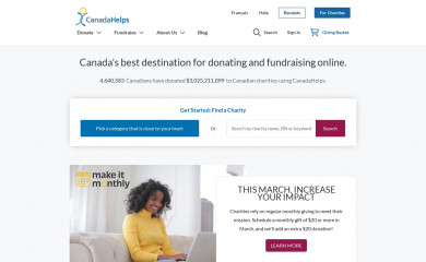 canadahelps.org screenshot