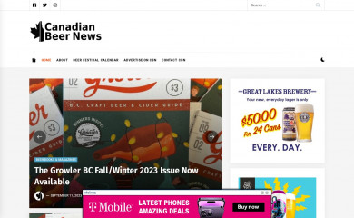 canadianbeernews.com screenshot