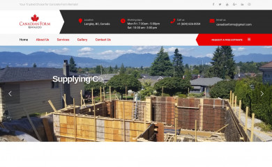 canadianformrentals.com screenshot