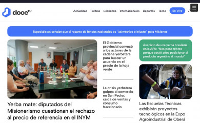 canal12misiones.com screenshot