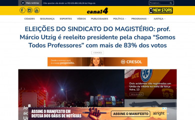 canal4.tv.br screenshot