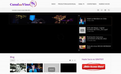 canaldelvino.cl screenshot