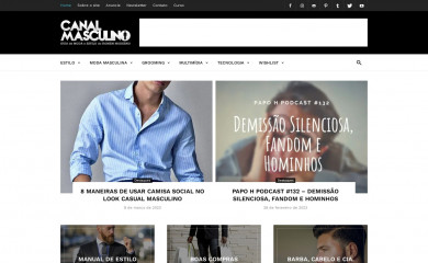 canalmasculino.com.br screenshot