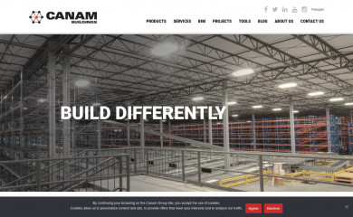 canam-construction.com screenshot