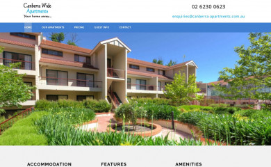 canberra-apartments.com.au screenshot