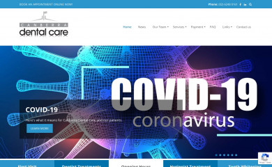 canberradental.com.au screenshot