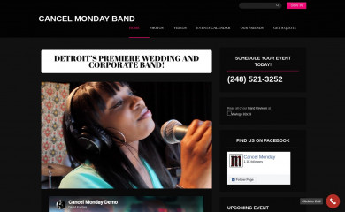 cancelmondayband.com screenshot