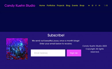 candykuehnstudio.com screenshot
