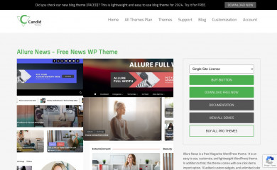 https://www.candidthemes.com/themes/allure-news/ screenshot