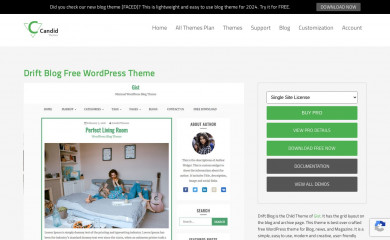 https://www.candidthemes.com/themes/drift-blog/ screenshot