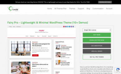 https://www.candidthemes.com/themes/fairy-pro screenshot