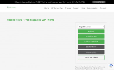 https://www.candidthemes.com/themes/recent-news/ screenshot