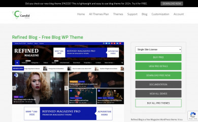 https://www.candidthemes.com/themes/refined-blog/ screenshot