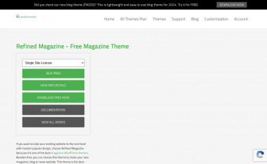 https://www.candidthemes.com/themes/refined-magazine-free-magazine-wordpress-theme/ screenshot