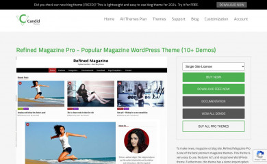 https://www.candidthemes.com/themes/refined-magazine-pro/ screenshot